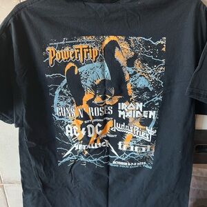 Power trip concert shirt